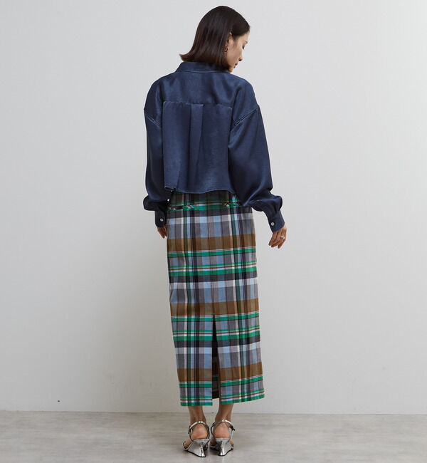 Soffitto「ヴィンテージライクボタンダウンショート丈ブラウス」|シャツ・ブラウス|