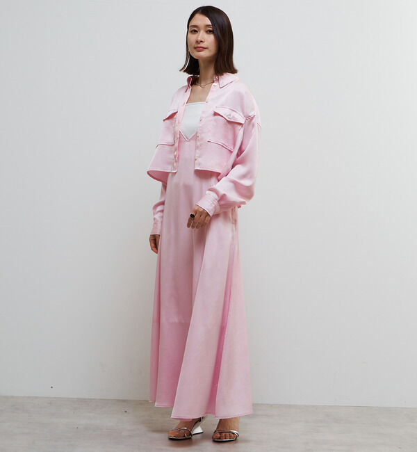 Soffitto「ヴィンテージライクボタンダウンショート丈ブラウス」|シャツ・ブラウス|