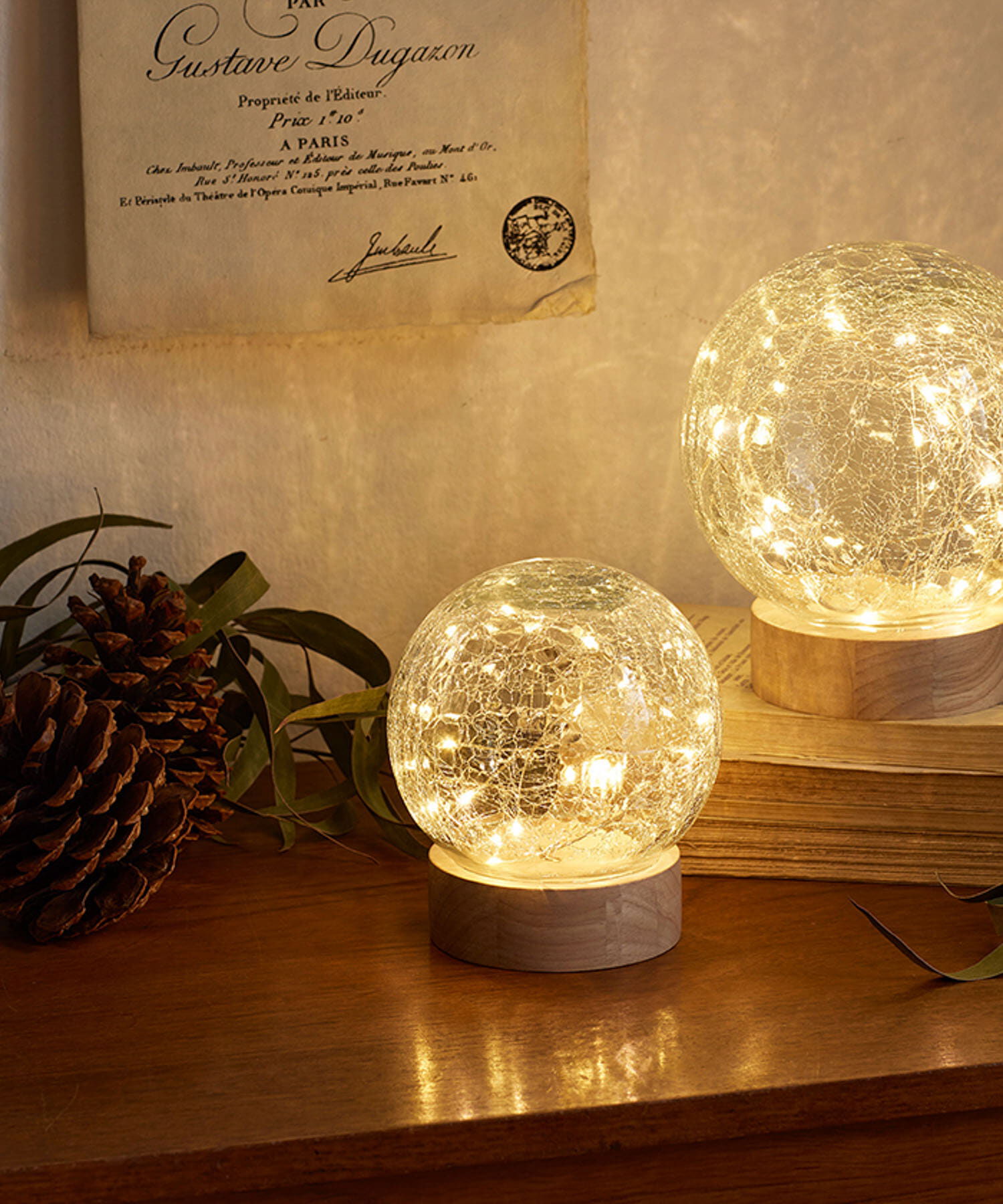 URBAN RESEARCH DOORS「shesay　クラックガラスのLEDライト ドーム S」|その他|その他1