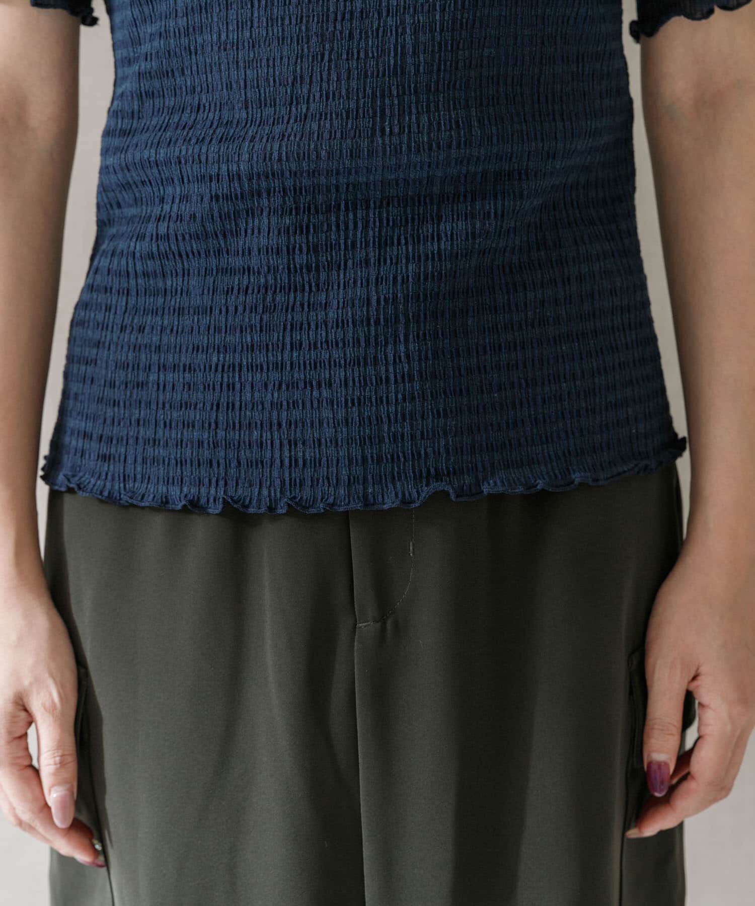 URBAN RESEARCH ROSSO「シアー楊柳ボートネックプルオーバー」|Tシャツ・カットソー|