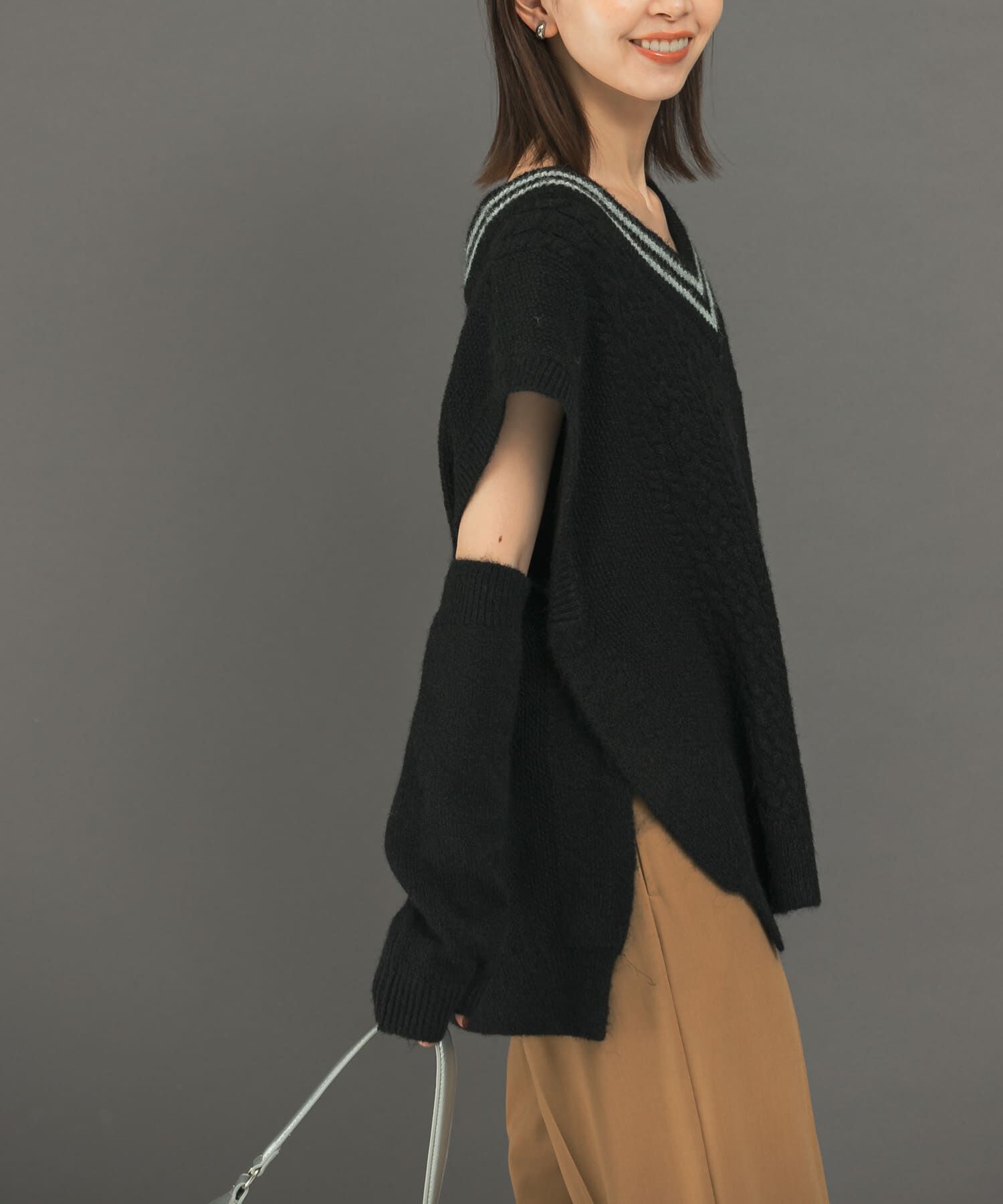 URBAN RESEARCH ROSSO「アームウォーマーセットニットベスト」|ニット・セーター|