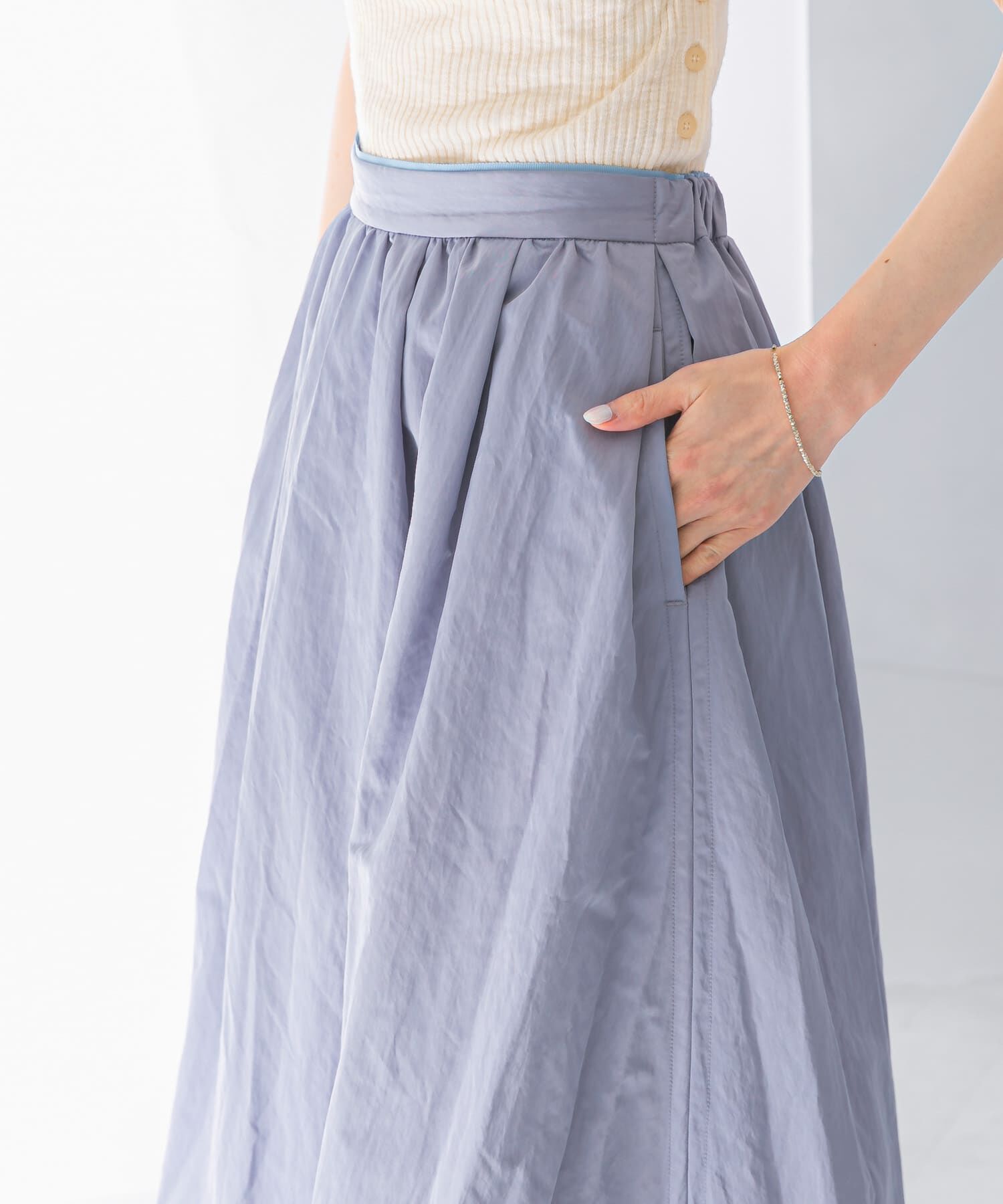 URBAN RESEARCH ROSSO「スリットギャザースカート」|スカート|