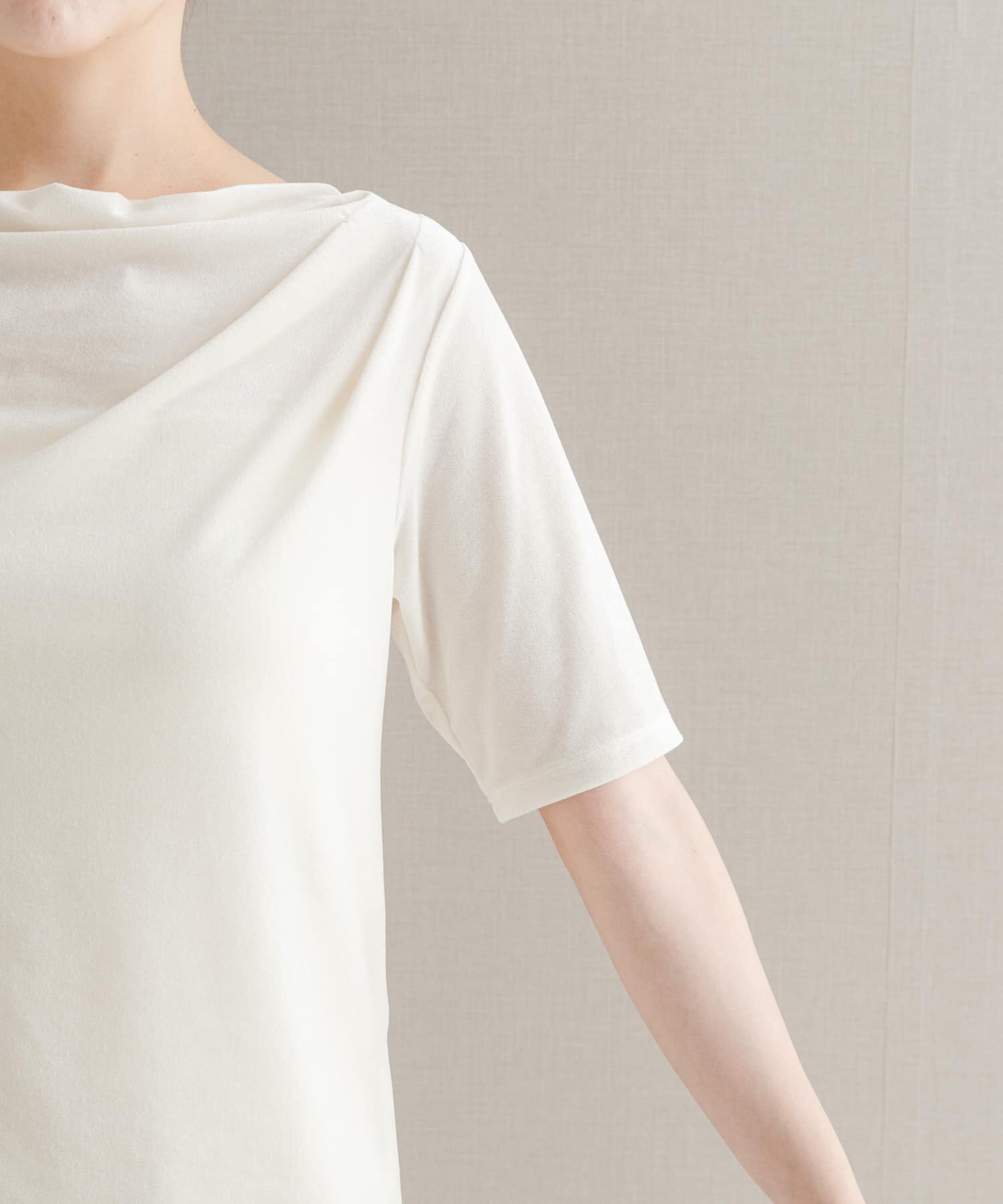 URBAN RESEARCH ROSSO「シアーストレッチベロアカットソー」|Tシャツ・カットソー|