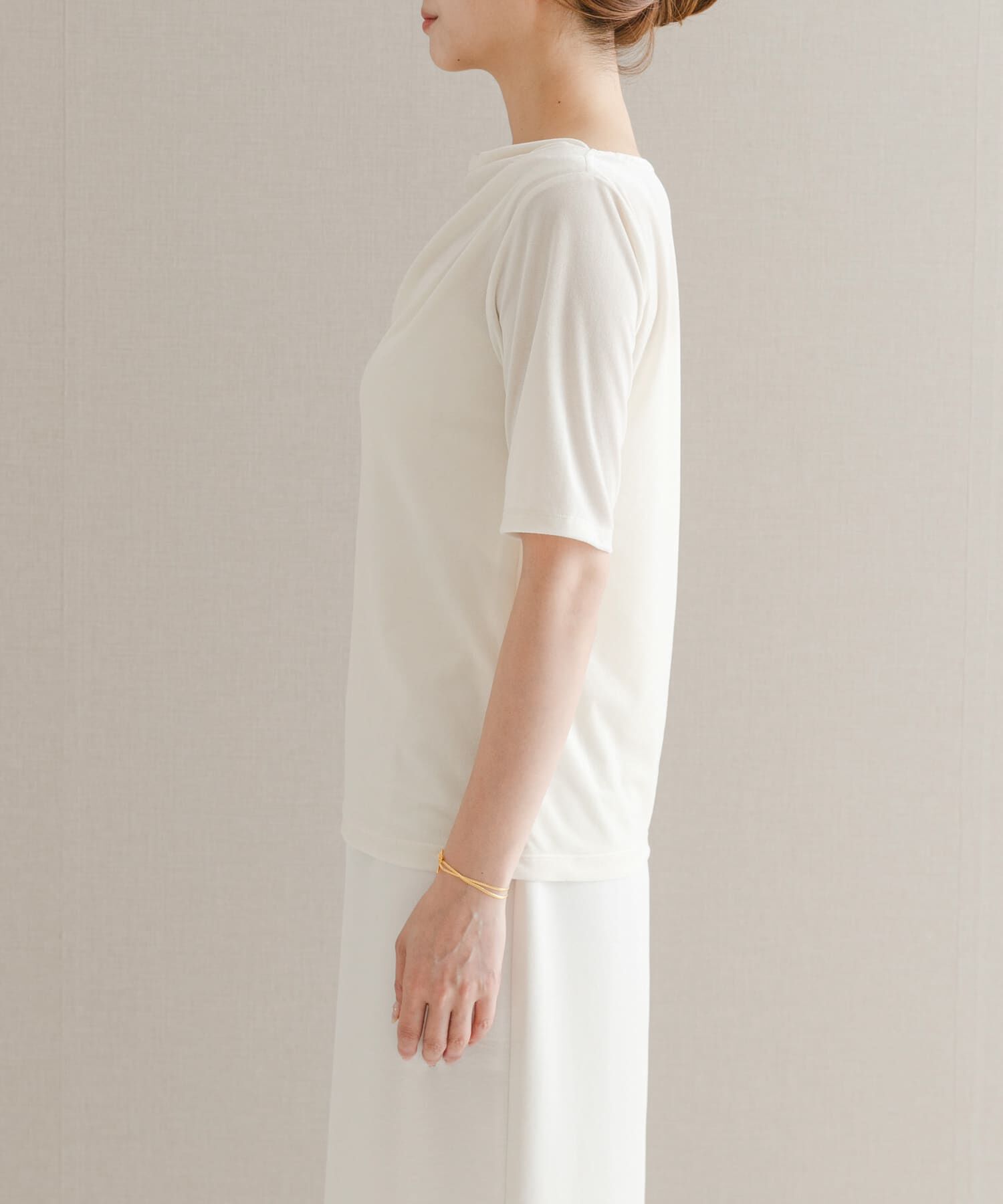 URBAN RESEARCH ROSSO「シアーストレッチベロアカットソー」|Tシャツ・カットソー|