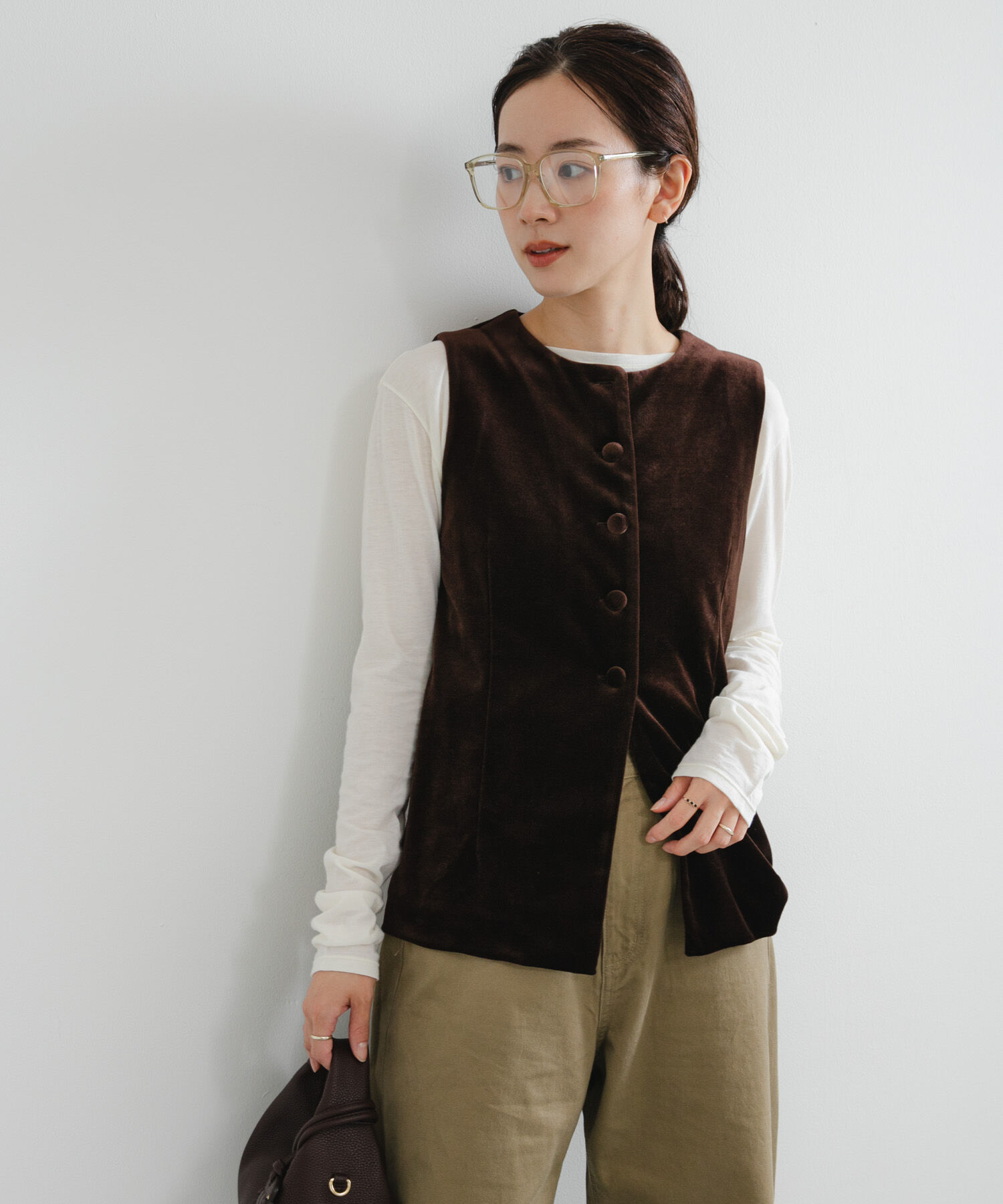 URBAN RESEARCH「ベロアジレ」|ベスト・ジレ|