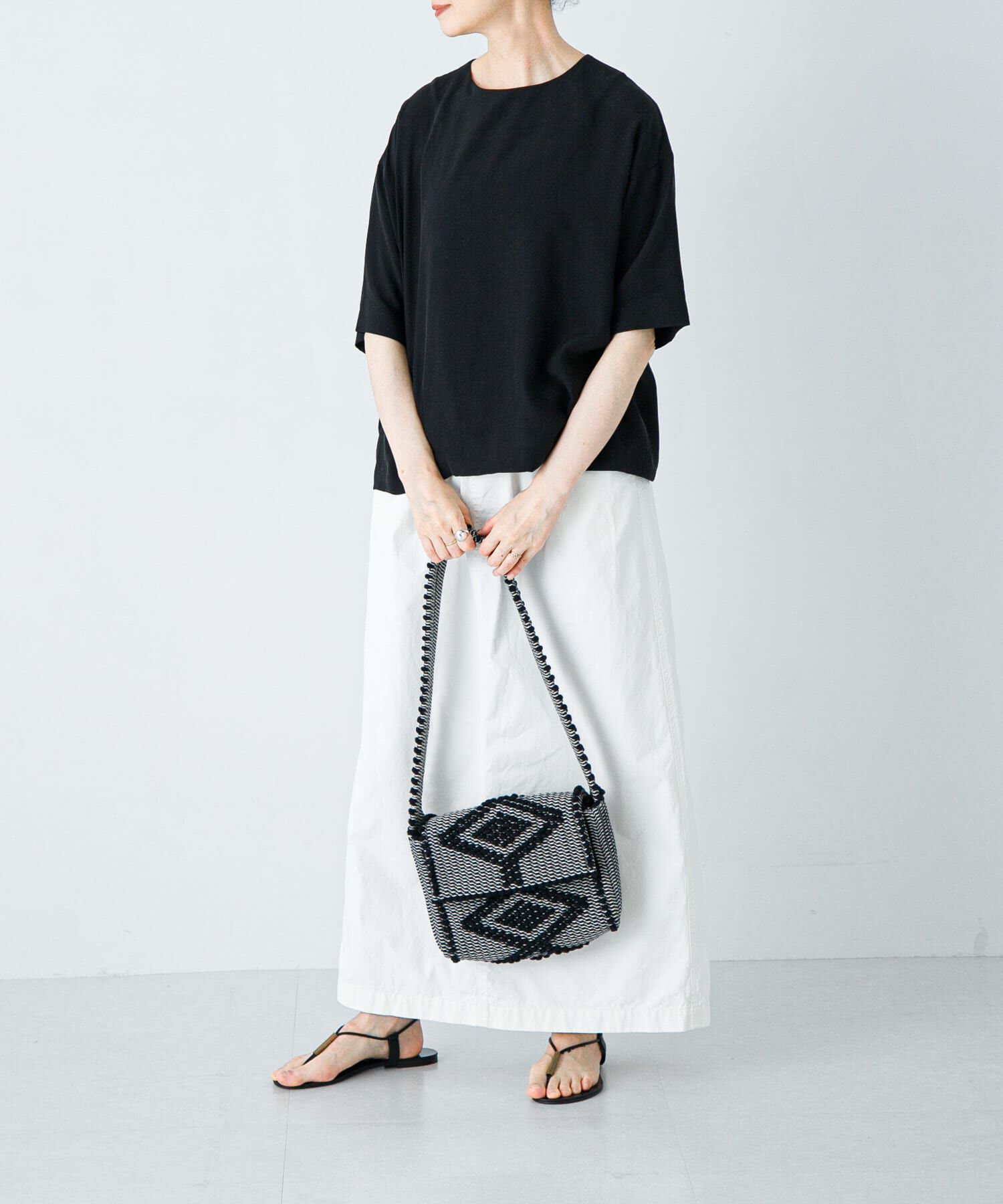 かぐれ「『2サイズ展開』コットンストレートスカート」|スカート|