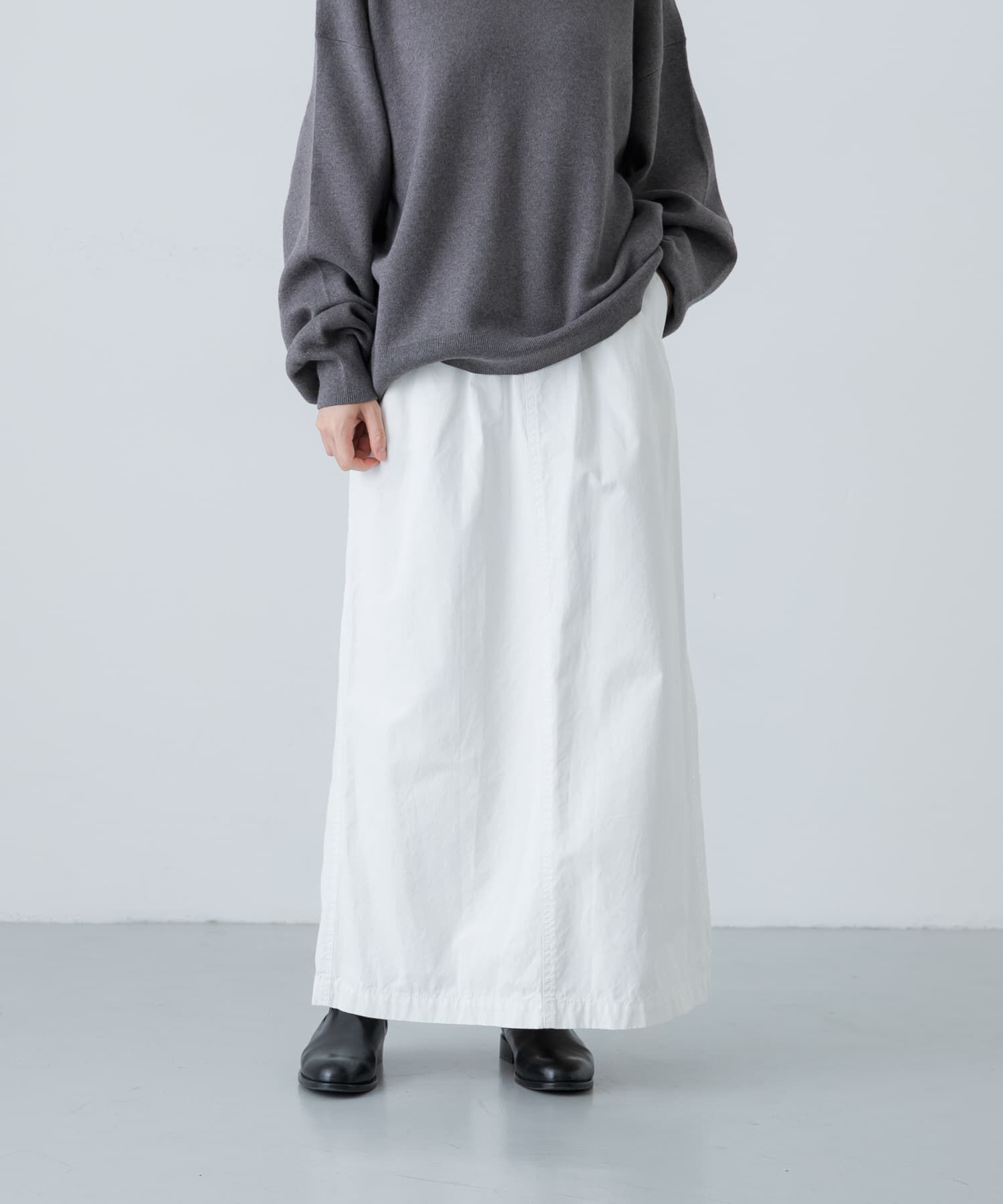 かぐれ「『2サイズ展開』コットンストレートスカート」|スカート|