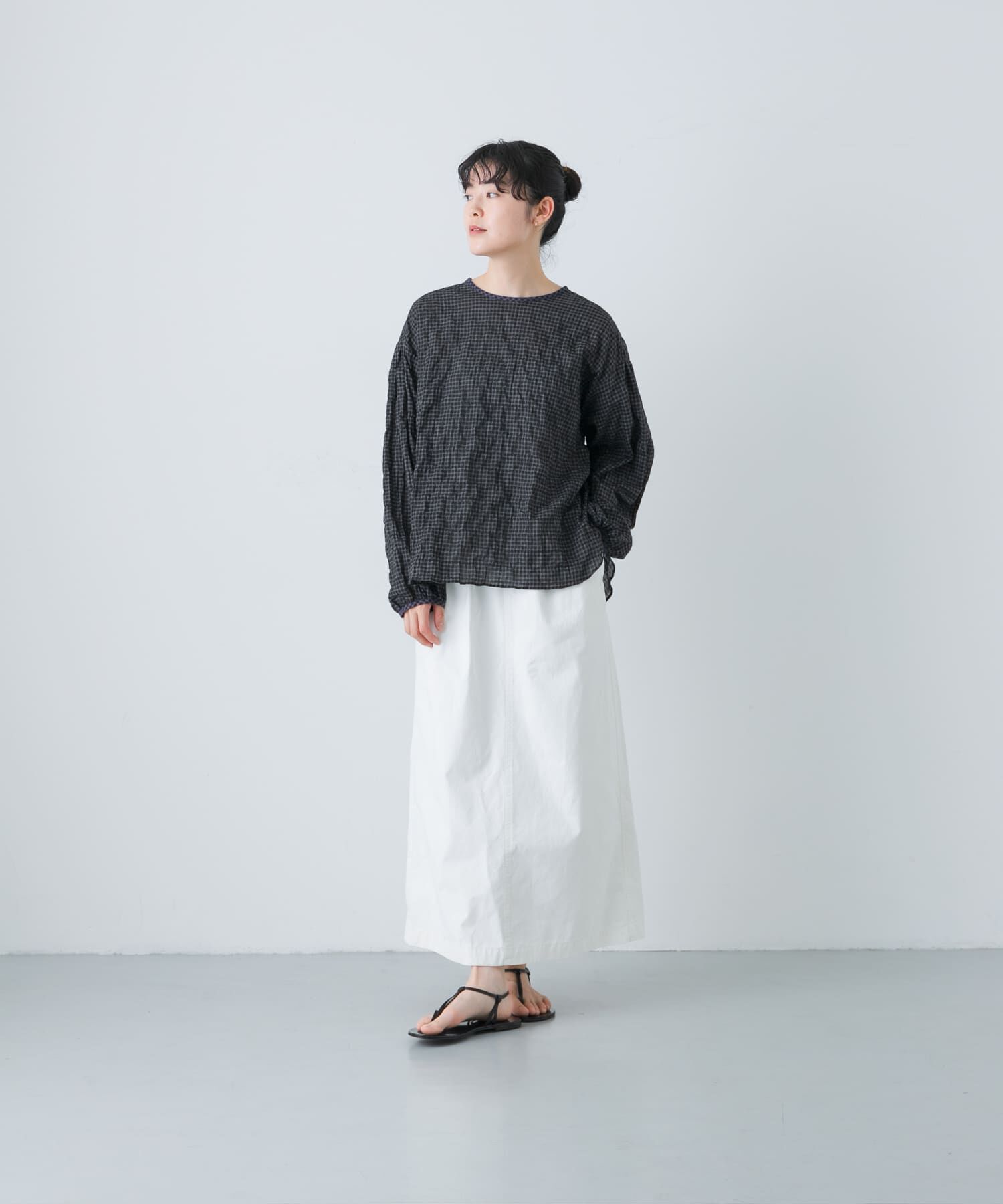 かぐれ「『2サイズ展開』コットンストレートスカート」|スカート|