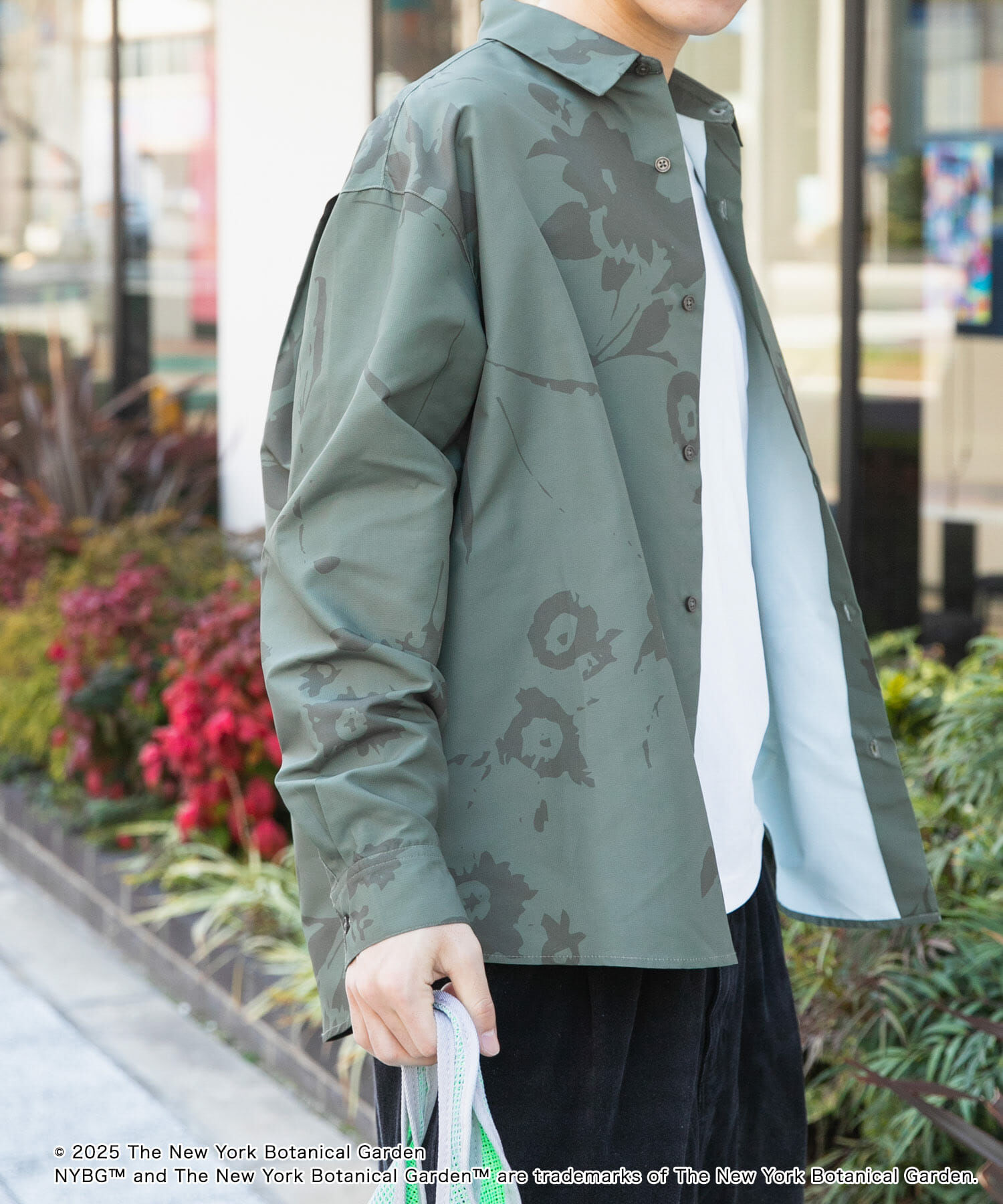 SENSE OF PLACE by URBAN RESEARCH「NYBG　リップストップルーズシャツ」|シャツ・ブラウス|