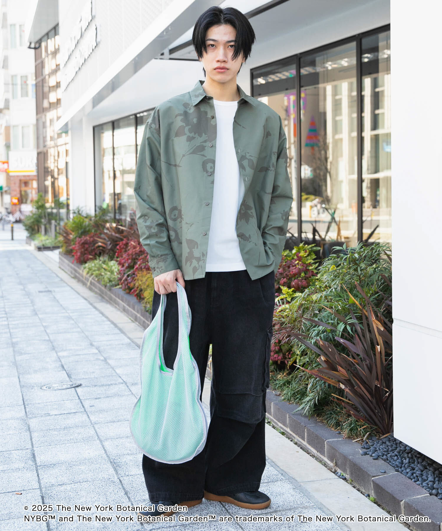 SENSE OF PLACE by URBAN RESEARCH「NYBG　リップストップルーズシャツ」|シャツ・ブラウス|