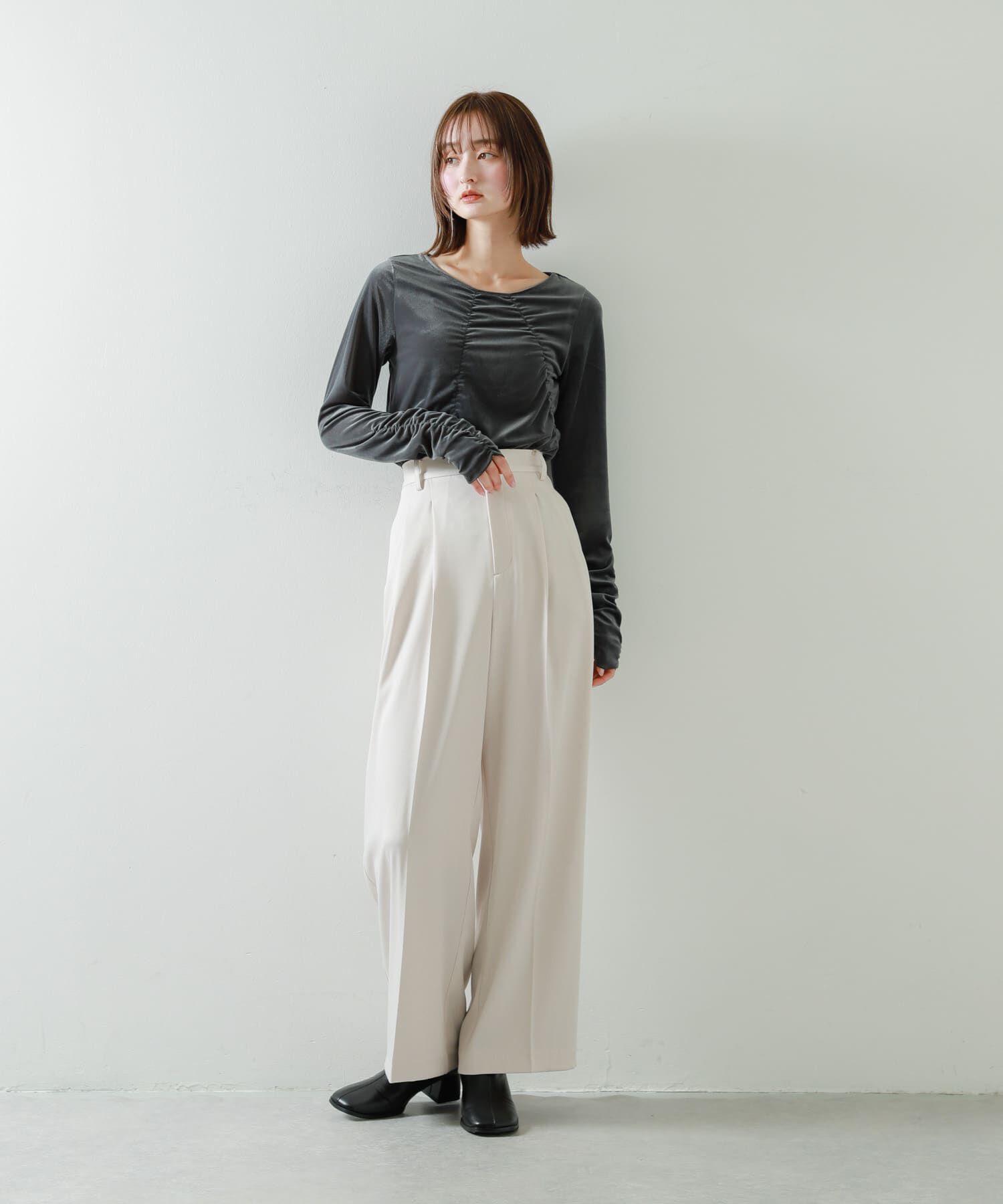 SENSE OF PLACE by URBAN RESEARCH「シアーベロアTシャツ」|Tシャツ・カットソー|