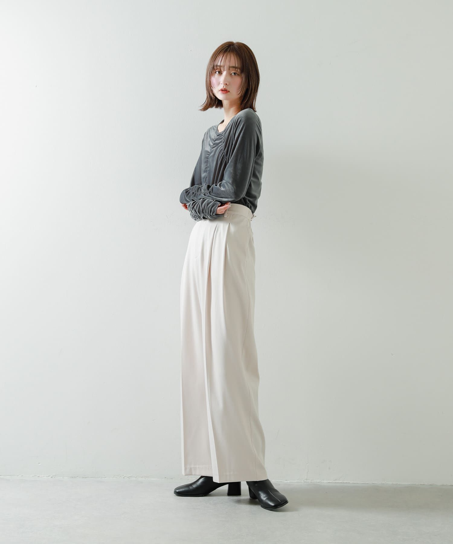 SENSE OF PLACE by URBAN RESEARCH「シアーベロアTシャツ」|Tシャツ・カットソー|