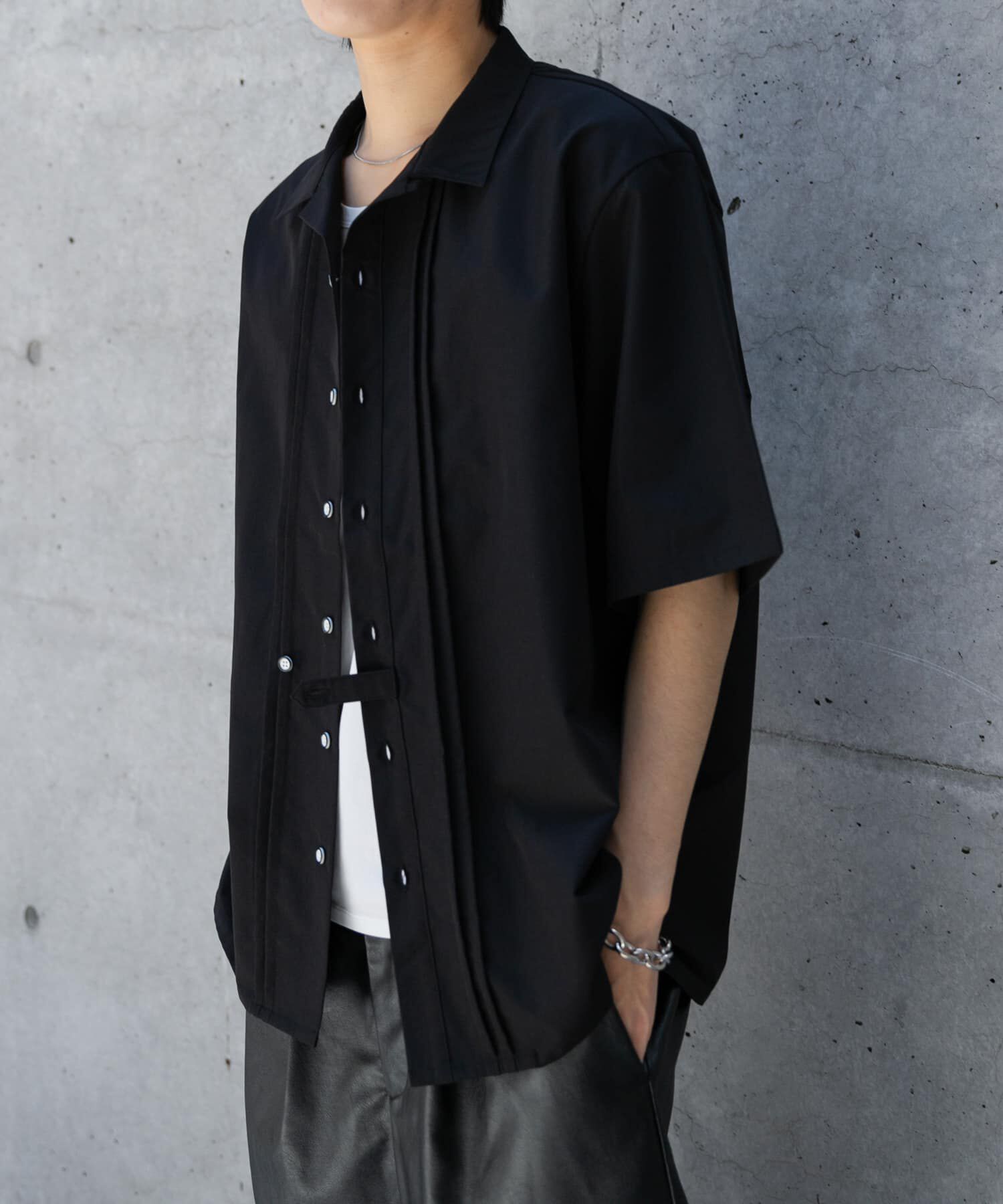 SENSE OF PLACE by URBAN RESEARCH「デザインオープンカラーショートスリーブシャツ」|シャツ・ブラウス|