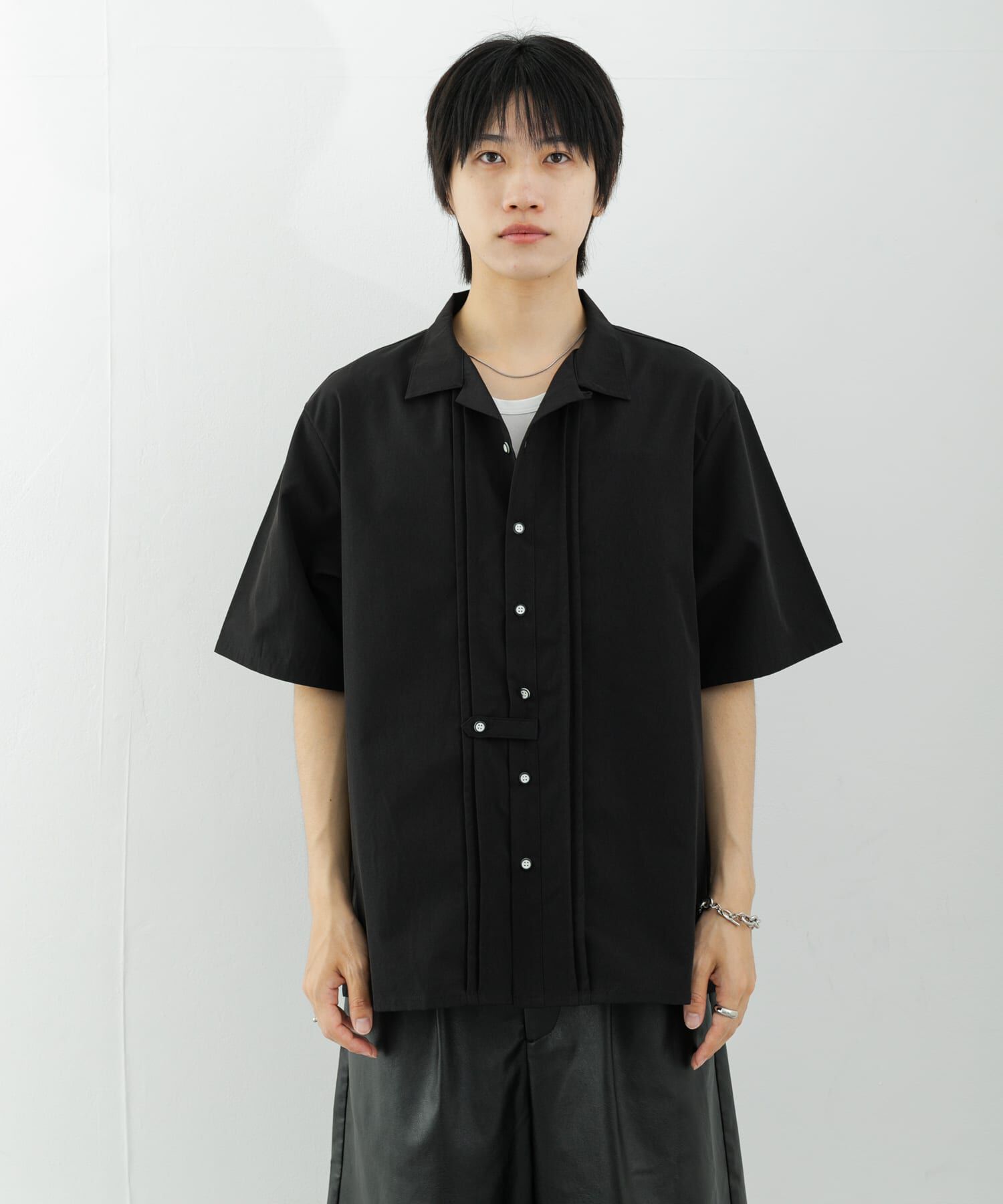 SENSE OF PLACE by URBAN RESEARCH「デザインオープンカラーショートスリーブシャツ」|シャツ・ブラウス|