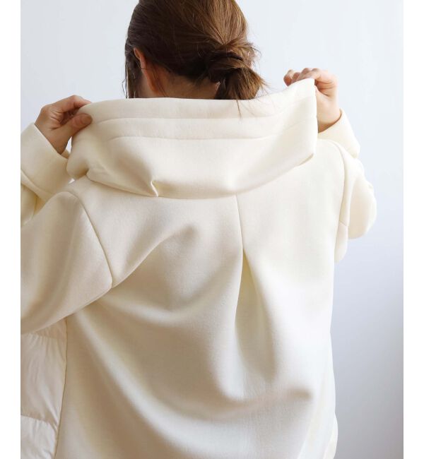 le.coeur blanc「カットボンディング&times;スムースタフタショートブルゾン」|ブルゾン・スタジャン|