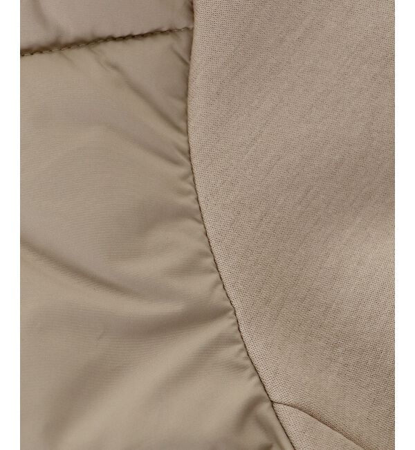 le.coeur blanc「カットボンディング&times;スムースタフタショートブルゾン」|ブルゾン・スタジャン|