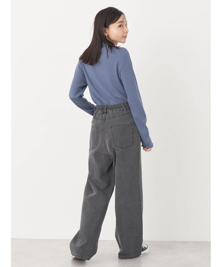 earth music&ecology「チェーンリブハイネックプルオーバー」|Tシャツ・カットソー|