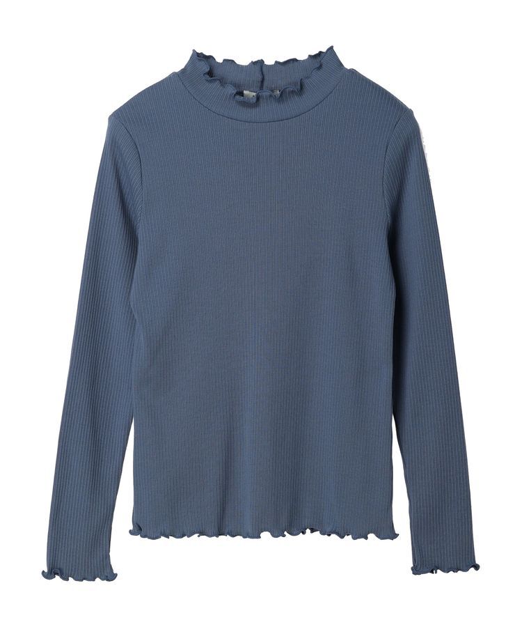 earth music&ecology「チェーンリブハイネックプルオーバー」|Tシャツ・カットソー|