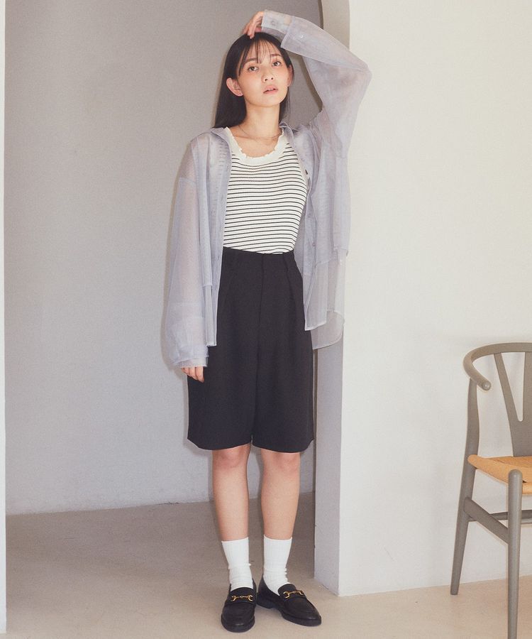 earth music&ecology「タックハーフパンツ」|その他|