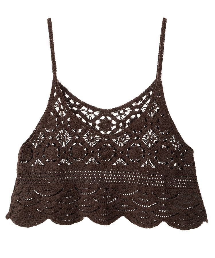 earth music&ecology「SET2点 クロシェキャミソール+ノースリーブプルオーバー」|Tシャツ・カットソー|