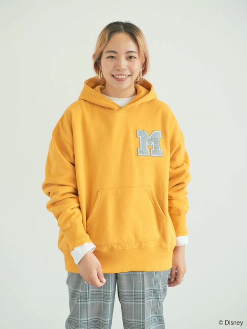  「ワッペン付き裏起毛パーカー/Disney」|Tシャツ・カットソー|