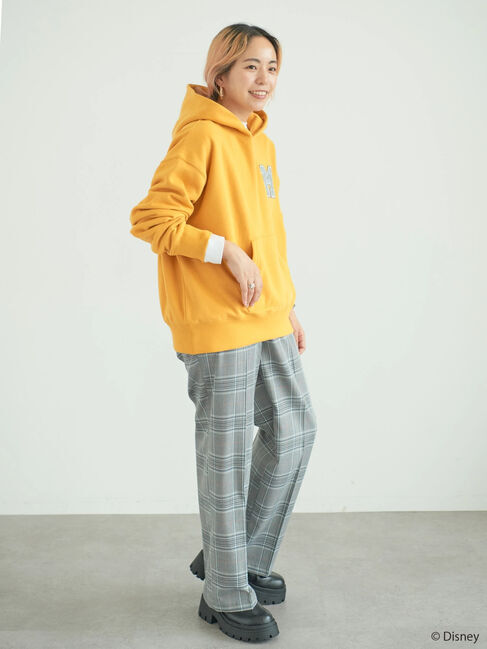  「ワッペン付き裏起毛パーカー/Disney」|Tシャツ・カットソー|