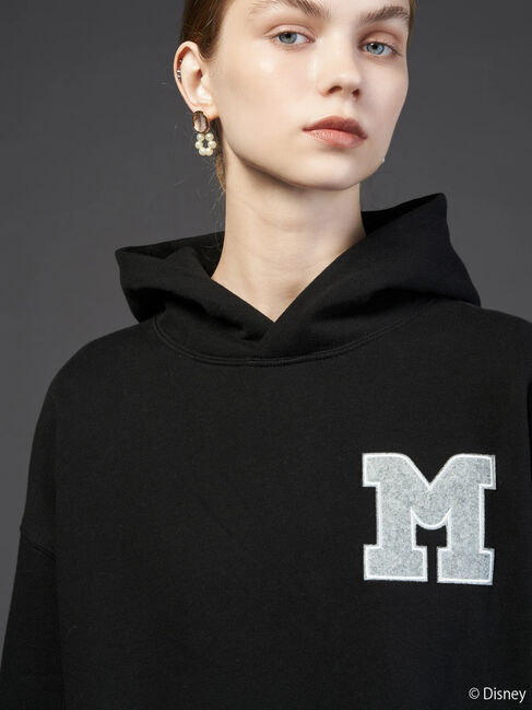  「ワッペン付き裏起毛パーカー/Disney」|Tシャツ・カットソー|