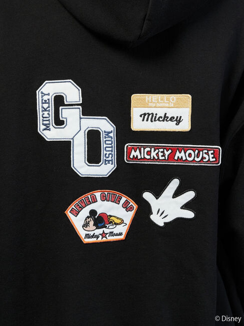  「ワッペン付き裏起毛パーカー/Disney」|Tシャツ・カットソー|