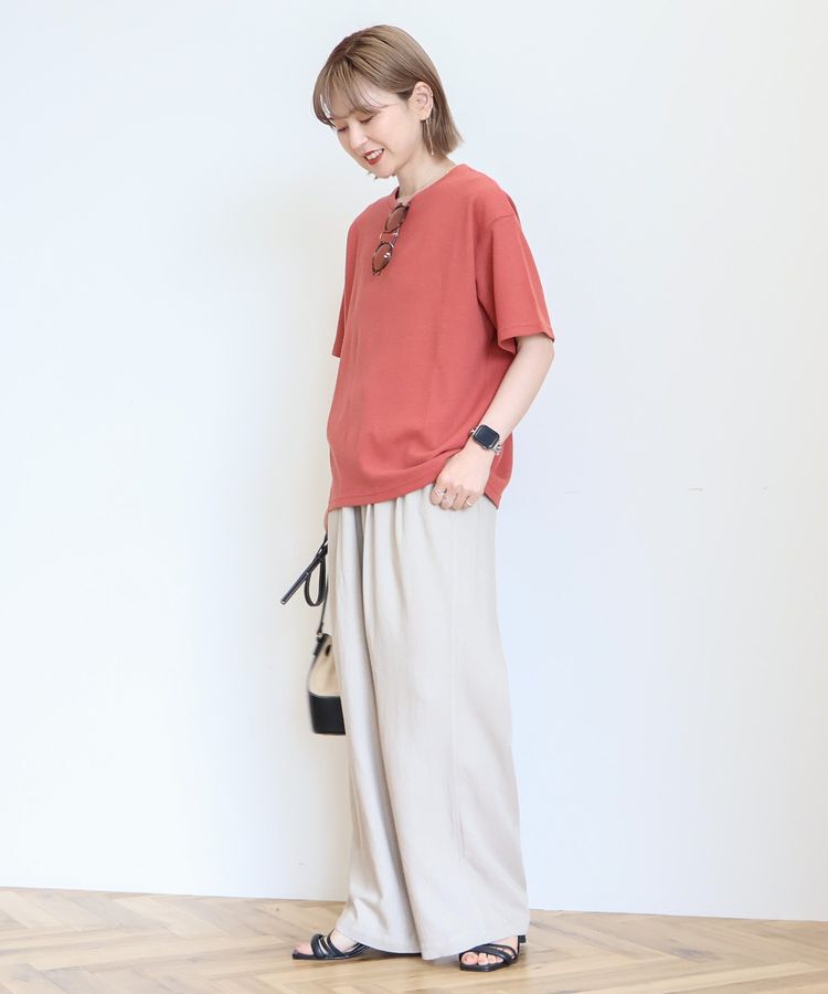 AMERICAN HOLIC「ワッフル半袖プルオーバー」|Tシャツ・カットソー|