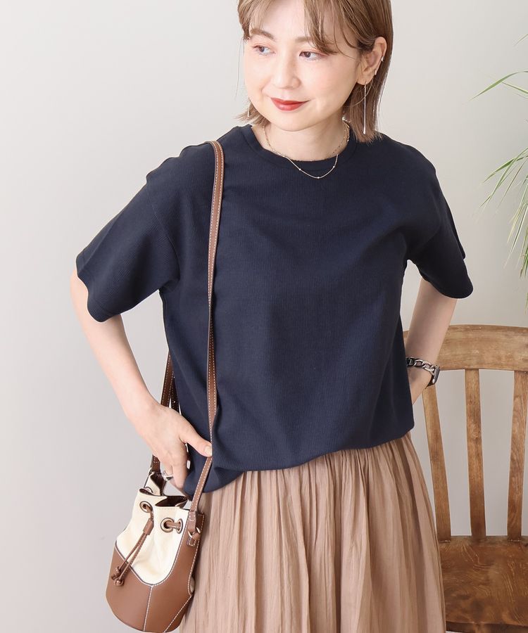 AMERICAN HOLIC「ワッフル半袖プルオーバー」|Tシャツ・カットソー|