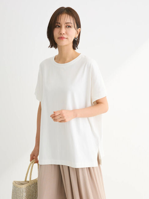 Green Parks「I.フレンチスリーブ前後差カットプルオーバー」|Tシャツ・カットソー|