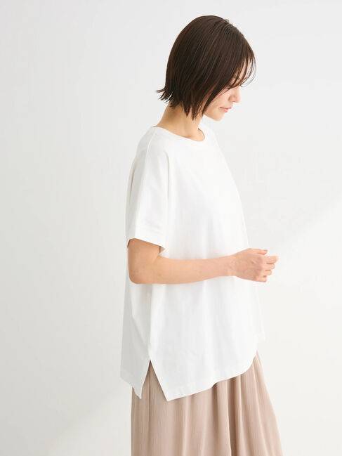 Green Parks「I.フレンチスリーブ前後差カットプルオーバー」|Tシャツ・カットソー|