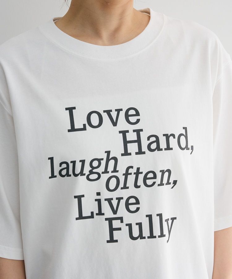 Green Parks「・ELENCARE DUE ロゴpt 6分袖TEE」|Tシャツ・カットソー|