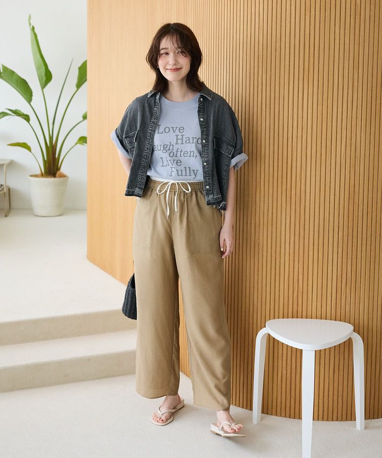 Green Parks「・ELENCARE DUE ロゴpt 6分袖TEE」|Tシャツ・カットソー|