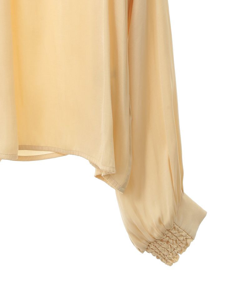 YECCA VECCA「シャーリングネックブラウス」|シャツ・ブラウス|