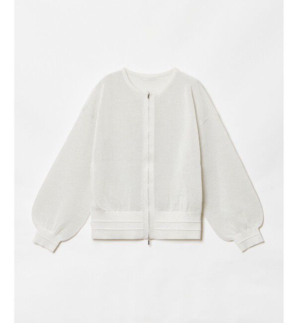 allureville「メッシュブルゾン」|カーディガン|