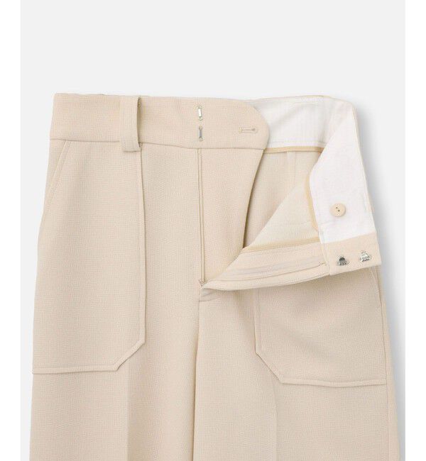 allureville「マットストレッチストレートパンツ」|チノ|