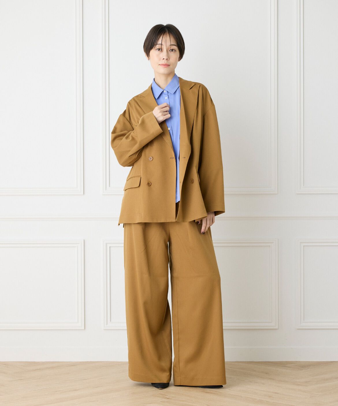 I.T.'S international「《ユニセックス》ライトツイルワイドストレートパンツ」|その他|