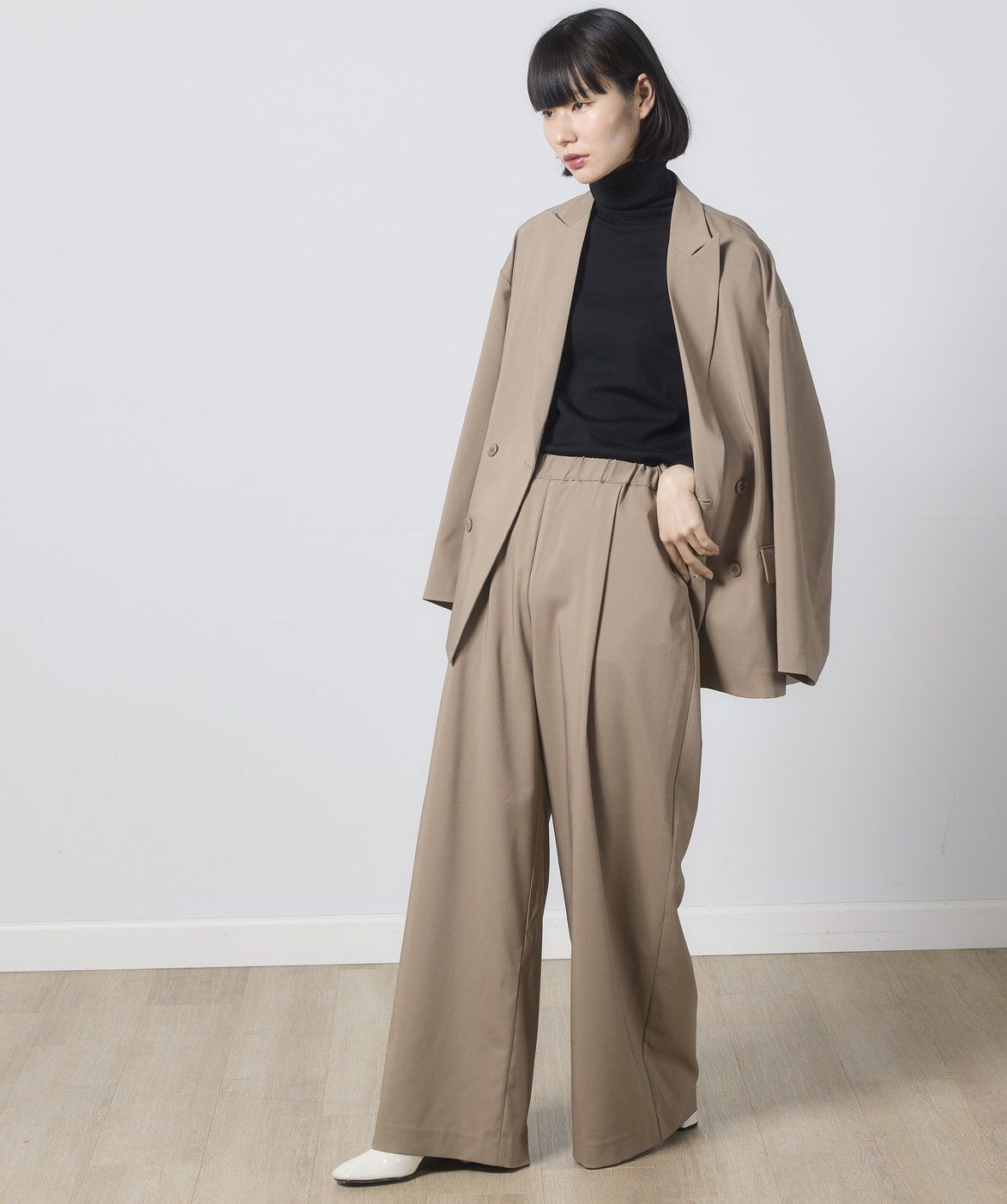 I.T.'S international「《ユニセックス》ライトツイルワイドストレートパンツ」|その他|