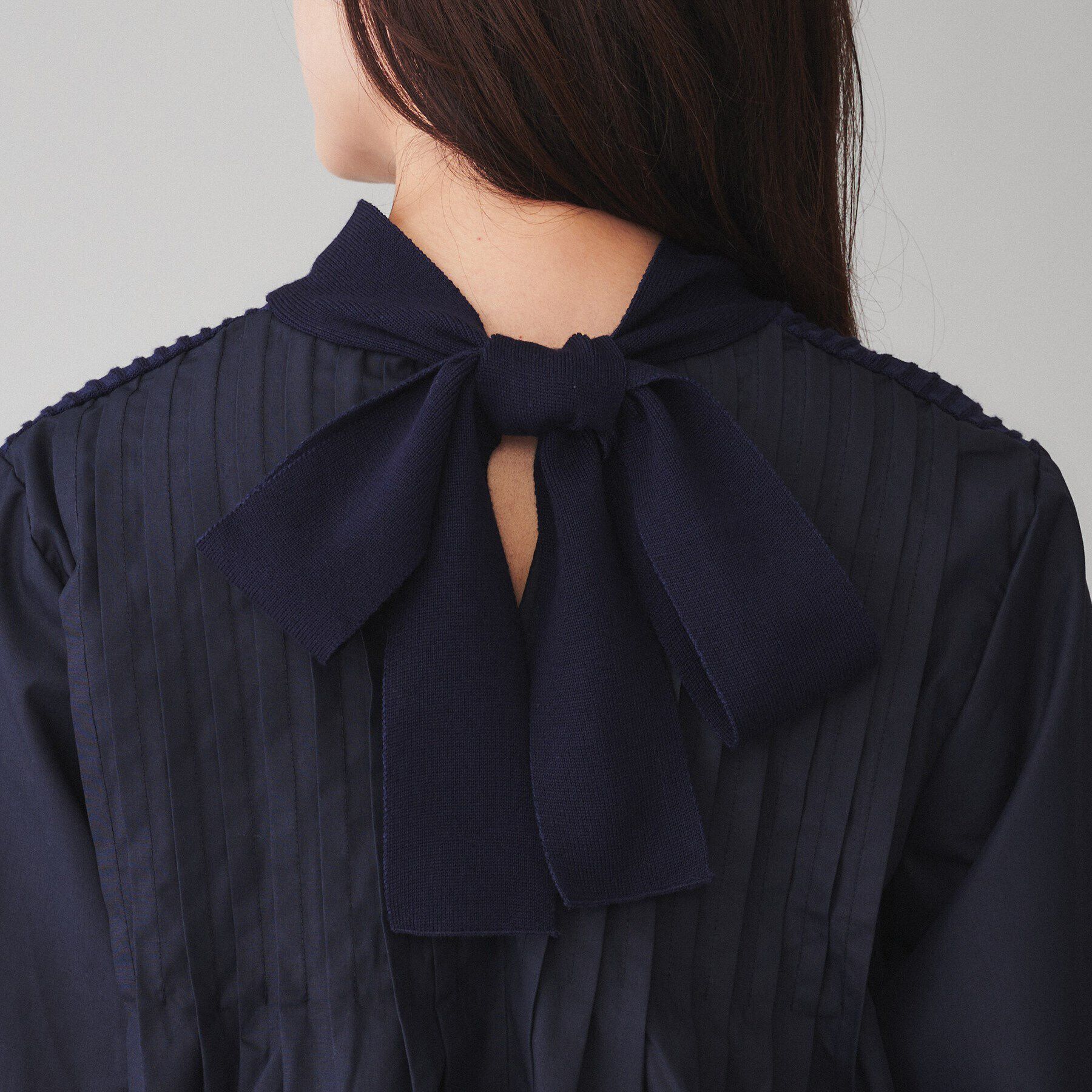 UNTITLED「【TORRAZZO DONNA】ニット&times;ブロードクロスハイブリッドブラウス」|シャツ・ブラウス|