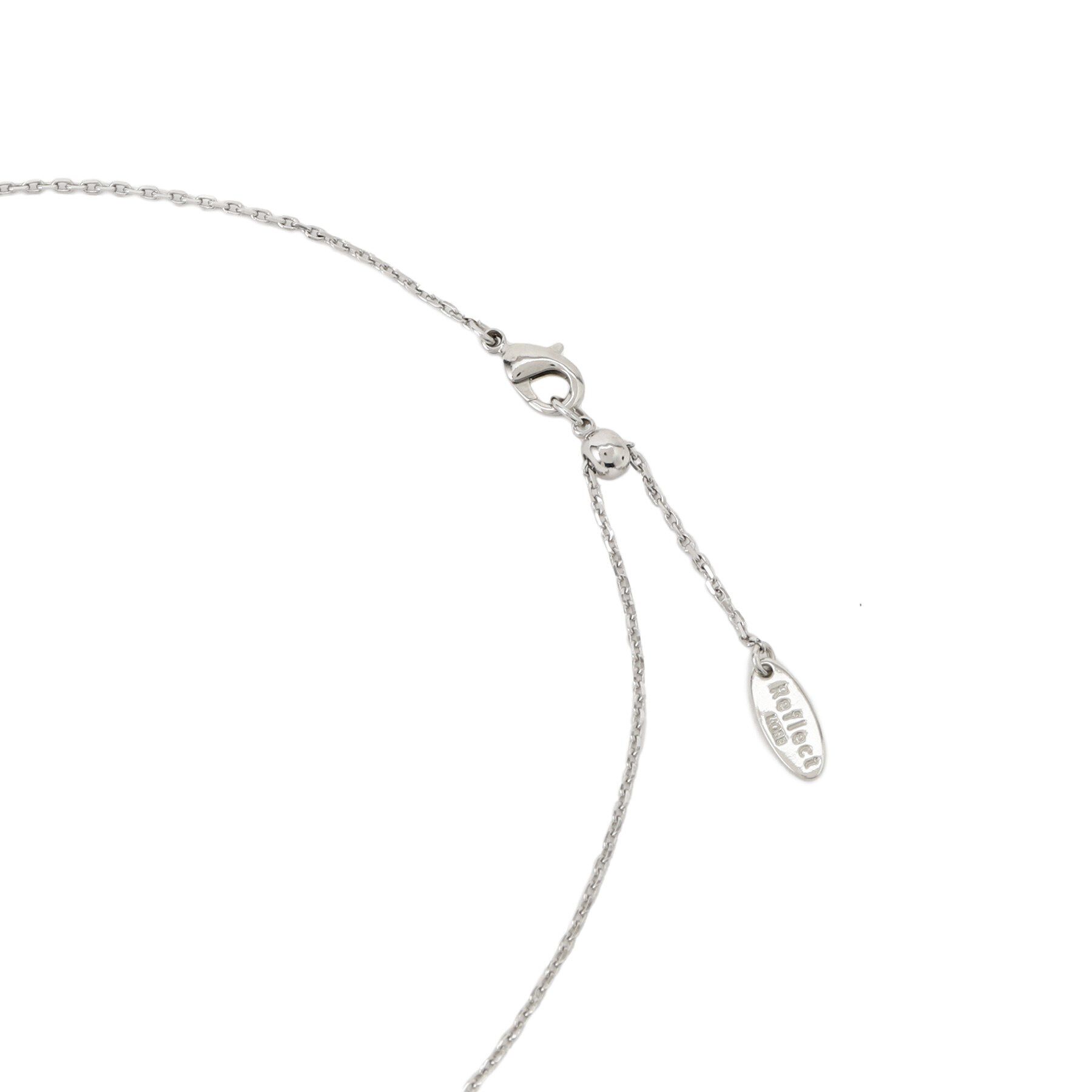 Reflect「【チェーン長さ調節可能】オーバルパール調ネックレス」|ネックレス|