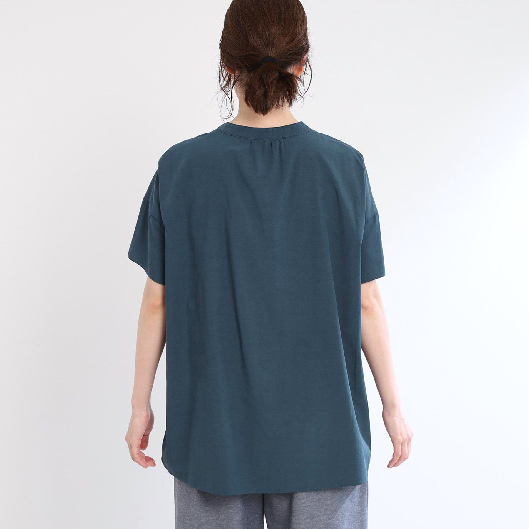 Reflect「【手洗い可】スキッパーブラウス」|シャツ・ブラウス|