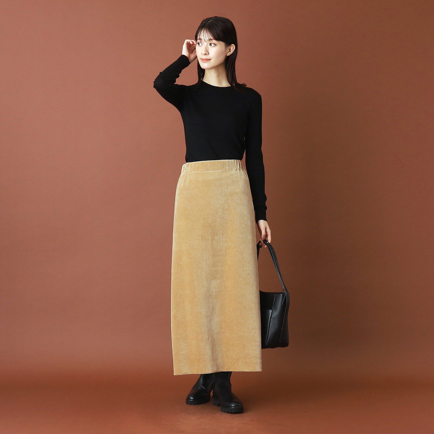 DRESSTERIOR「コーデュロイイージースカート」|スカート|