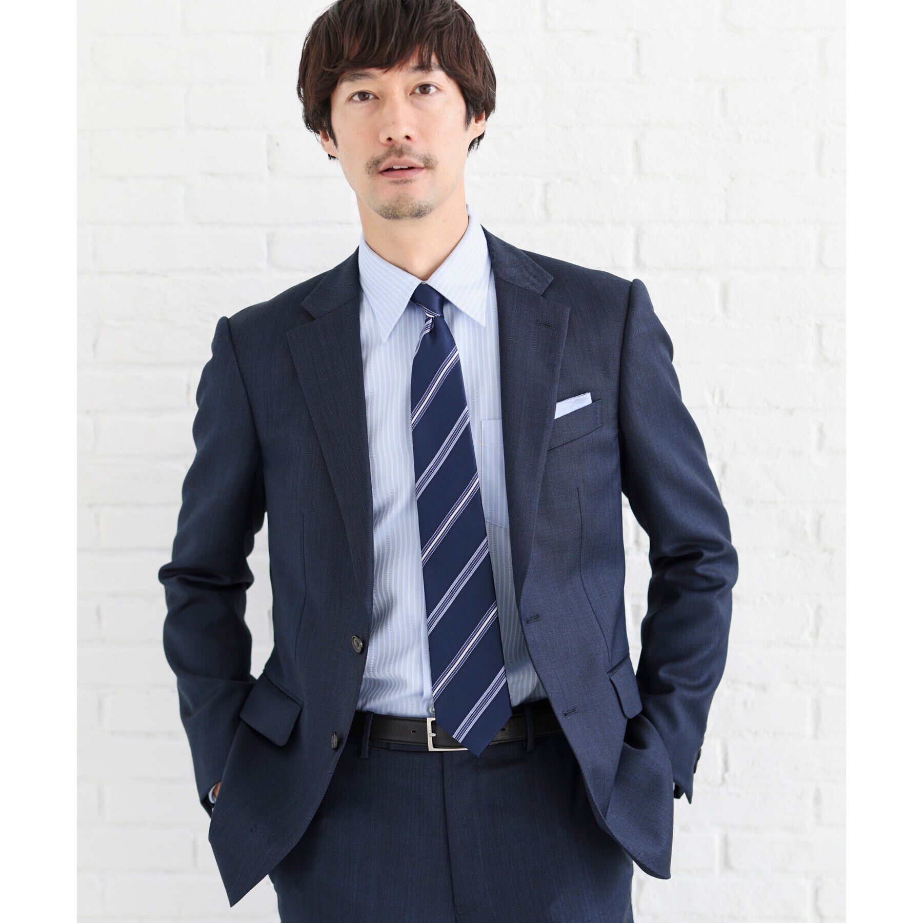 TAKEO KIKUCHI「テクスチャーメランジストライプ　ネクタイ」|ネクタイ・蝶ネクタイ|