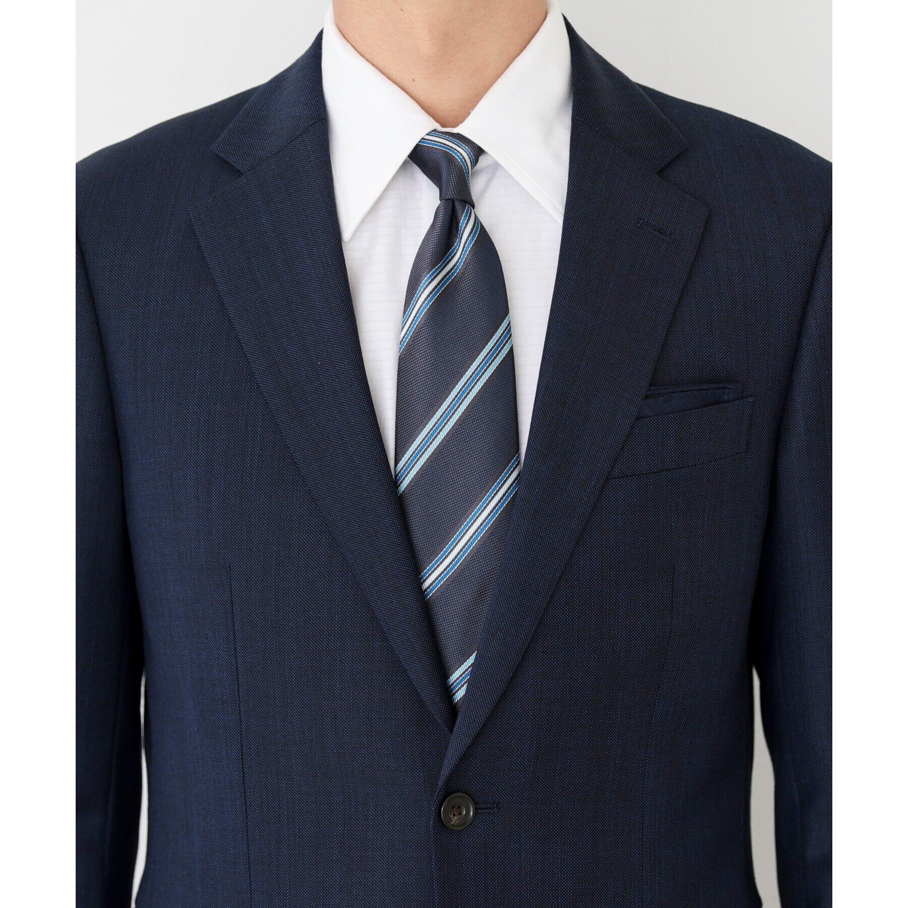 TAKEO KIKUCHI「テクスチャーメランジストライプ　ネクタイ」|ネクタイ・蝶ネクタイ|