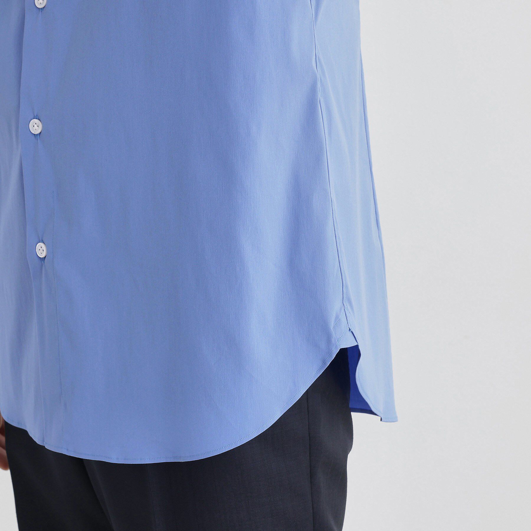 TAKEO KIKUCHI「ストレッチ ワイドカラー シャツ」|シャツ・ブラウス|