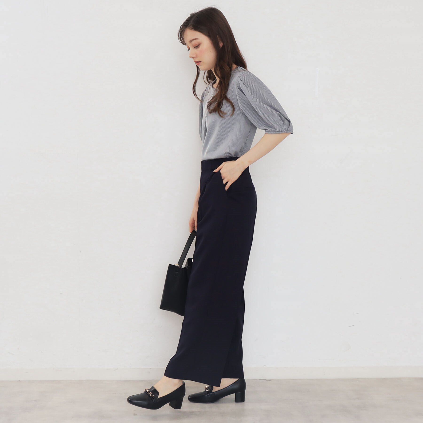 index「≪5color≫ストレッチワイドパンツ【吸水速乾/防シワ/コラーゲン配合/洗濯機洗い可】」|その他|