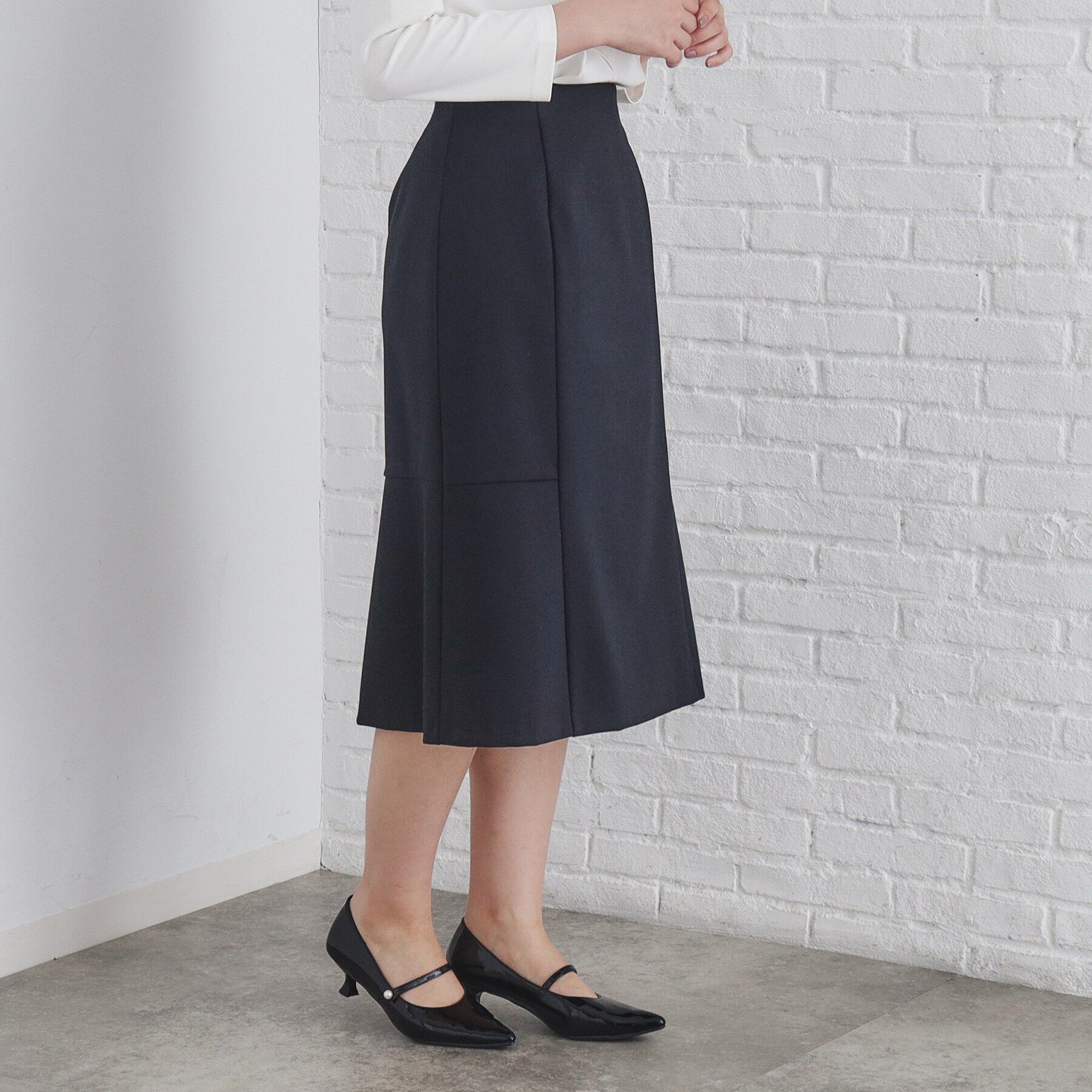 index「《5色展開/S-LLサイズ》ストレッチマーメイドスカート/セットアップ対応【洗濯機洗い可/イージーケ」|スカート|