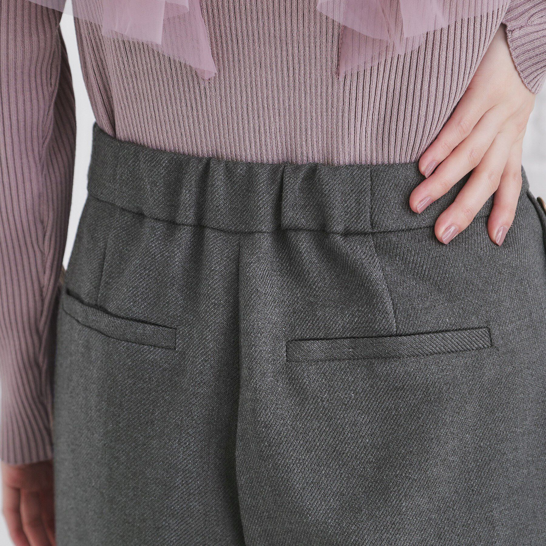 index「《BAILA掲載》ストレッチマリンワイドパンツ/セットアップ対応【洗濯機洗い可/イージーアイロン】」|その他|