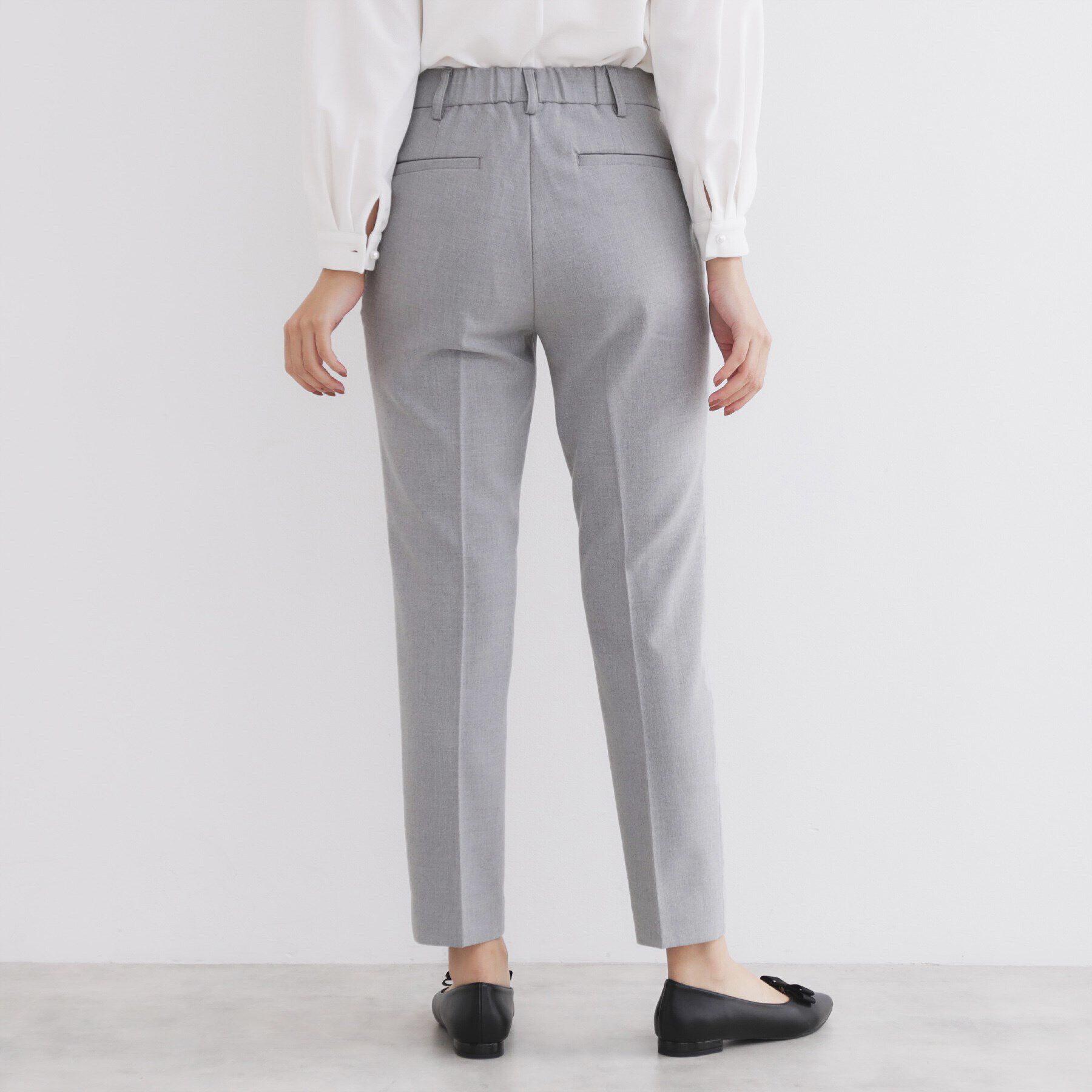 index「《XS-LLsize》裏起毛ストレッチテーパードパンツ【洗濯機洗い可/吸湿発熱/防シワ】」|その他|